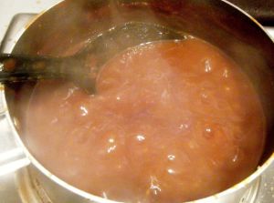 Edited - Bubbling sauce
