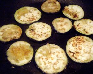 Edited - browned aubergines