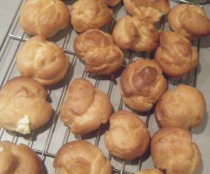 Edited - filled profiteroles