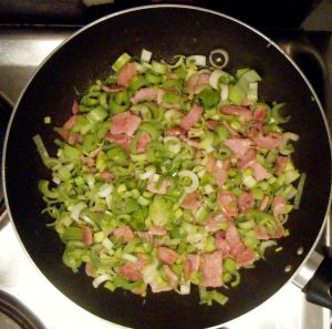Edited - leek and bacon