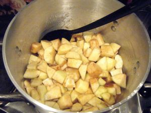Edited - cooked apples