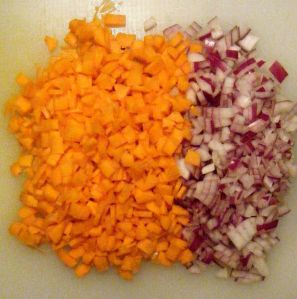 Ed - chopped veg